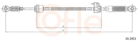 Seilzug, Schaltgetriebe COFLE 10.2451