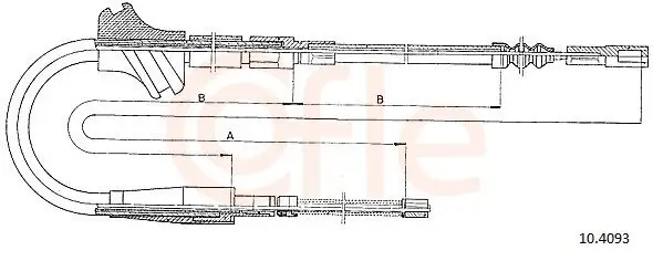 Seilzug, Feststellbremse COFLE 10.4093