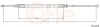 Seilzug, Feststellbremse hinten links COFLE 10.4158
