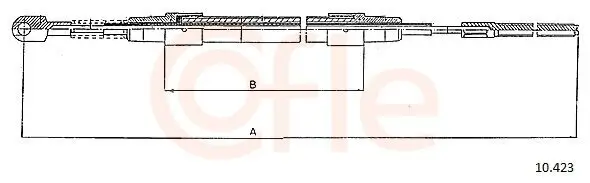 Seilzug, Feststellbremse COFLE 10.423