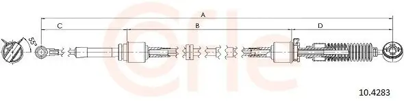 Seilzug, Schaltgetriebe COFLE 10.4283