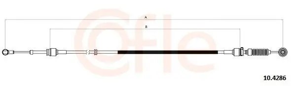 Seilzug, Schaltgetriebe COFLE 10.4286