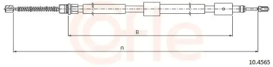 Seilzug, Feststellbremse hinten rechts COFLE 10.4565 Bild Seilzug, Feststellbremse hinten rechts COFLE 10.4565