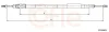 Seilzug, Feststellbremse hinten links COFLE 10.4661