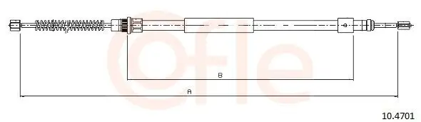 Seilzug, Feststellbremse COFLE 10.4701