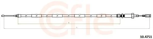 Seilzug, Feststellbremse COFLE 10.4751