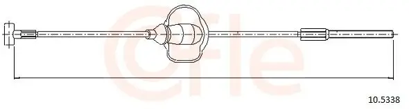 Seilzug, Feststellbremse vorne COFLE 10.5338