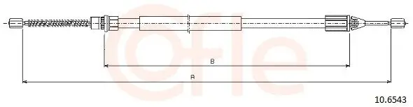 Seilzug, Feststellbremse COFLE 10.6543