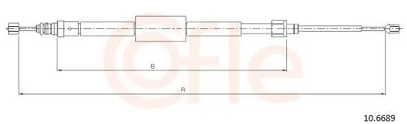 Seilzug, Feststellbremse COFLE 10.6689