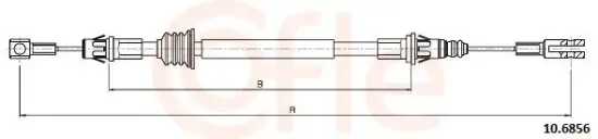 Seilzug, Feststellbremse vorne COFLE 10.6856 Bild Seilzug, Feststellbremse vorne COFLE 10.6856
