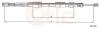 Seilzug, Feststellbremse hinten links COFLE 10.720 Bild Seilzug, Feststellbremse hinten links COFLE 10.720