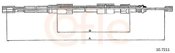 Seilzug, Feststellbremse COFLE 10.7211