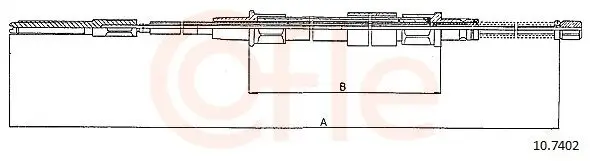 Seilzug, Feststellbremse COFLE 10.7402