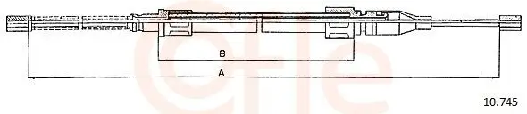 Seilzug, Feststellbremse COFLE 10.745