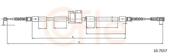 Seilzug, Feststellbremse COFLE 10.7557