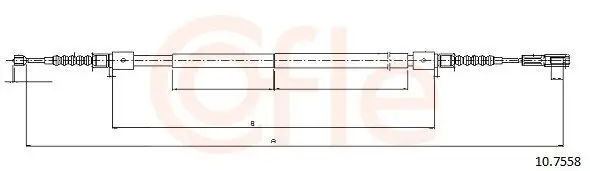 Seilzug, Feststellbremse COFLE 10.7558