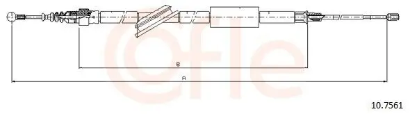 Seilzug, Feststellbremse COFLE 10.7561