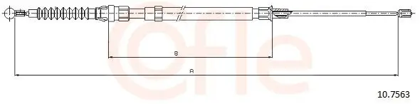 Seilzug, Feststellbremse COFLE 10.7563