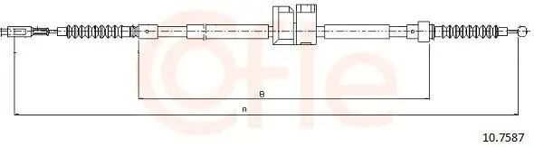 Seilzug, Feststellbremse COFLE 10.7587