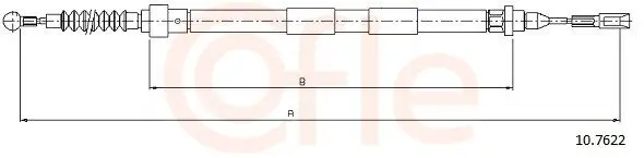 Seilzug, Feststellbremse COFLE 10.7622