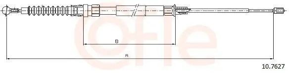 Seilzug, Feststellbremse COFLE 10.7627