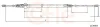 Seilzug, Feststellbremse hinten links hinten rechts COFLE 10.9053 Bild Seilzug, Feststellbremse hinten links hinten rechts COFLE 10.9053
