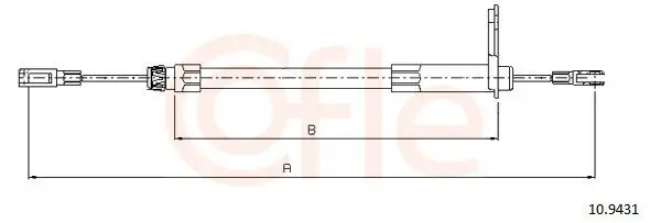 Seilzug, Feststellbremse COFLE 10.9431