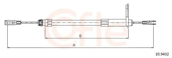 Seilzug, Feststellbremse COFLE 10.9432