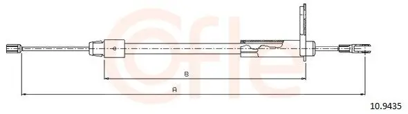 Seilzug, Feststellbremse COFLE 10.9435