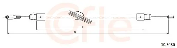 Seilzug, Feststellbremse COFLE 10.9436