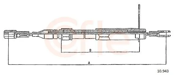 Seilzug, Feststellbremse COFLE 10.943