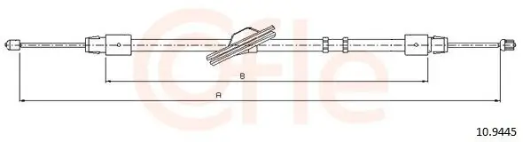 Seilzug, Feststellbremse COFLE 10.9445