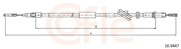 Seilzug, Feststellbremse COFLE 10.9447