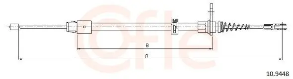 Seilzug, Feststellbremse COFLE 10.9448