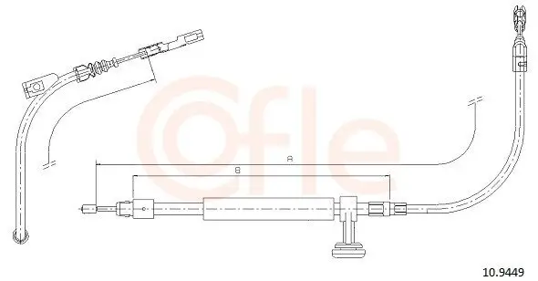 Seilzug, Feststellbremse COFLE 10.9449