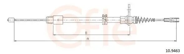 Seilzug, Feststellbremse COFLE 10.9463