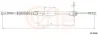 Seilzug, Feststellbremse hinten links COFLE 10.9588
