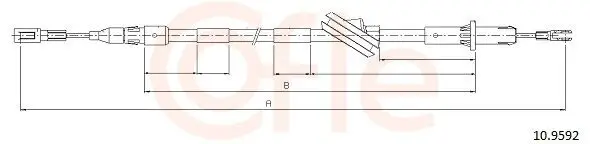 Seilzug, Feststellbremse COFLE 10.9592