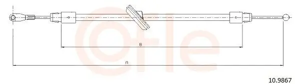 Seilzug, Feststellbremse COFLE 10.9867