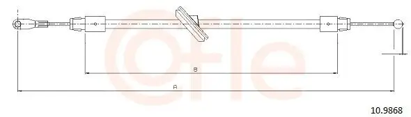 Seilzug, Feststellbremse COFLE 10.9868