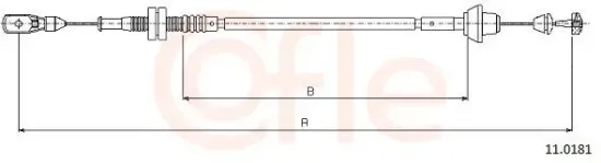 Gaszug COFLE 11.0181 Bild Gaszug COFLE 11.0181