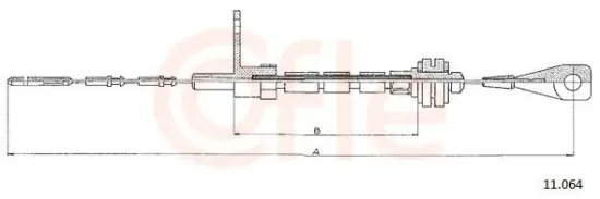 Gaszug COFLE 11.064 Bild Gaszug COFLE 11.064