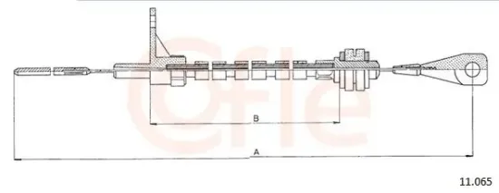 Gaszug COFLE 11.065 Bild Gaszug COFLE 11.065