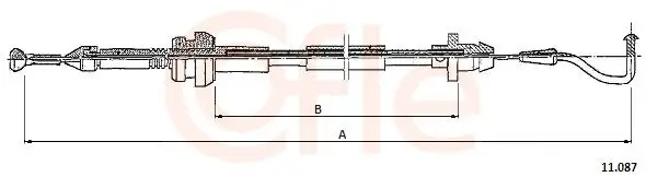 Gaszug COFLE 11.087