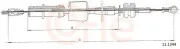 Gaszug COFLE 11.1244
