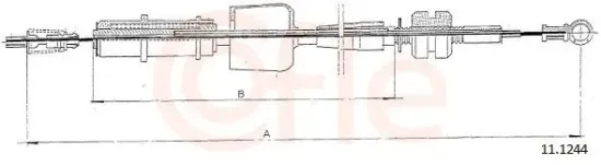 Gaszug COFLE 11.1244 Bild Gaszug COFLE 11.1244