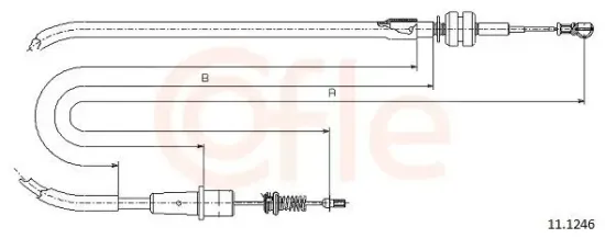 Gaszug COFLE 11.1246 Bild Gaszug COFLE 11.1246