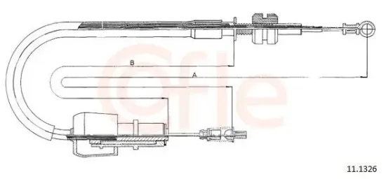 Gaszug COFLE 11.1326 Bild Gaszug COFLE 11.1326