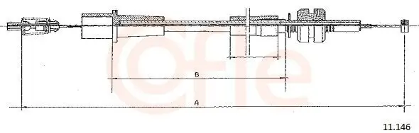 Gaszug COFLE 11.146
