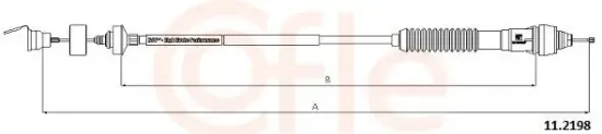 Seilzug, Kupplungsbetätigung COFLE 11.2198 Bild Seilzug, Kupplungsbetätigung COFLE 11.2198